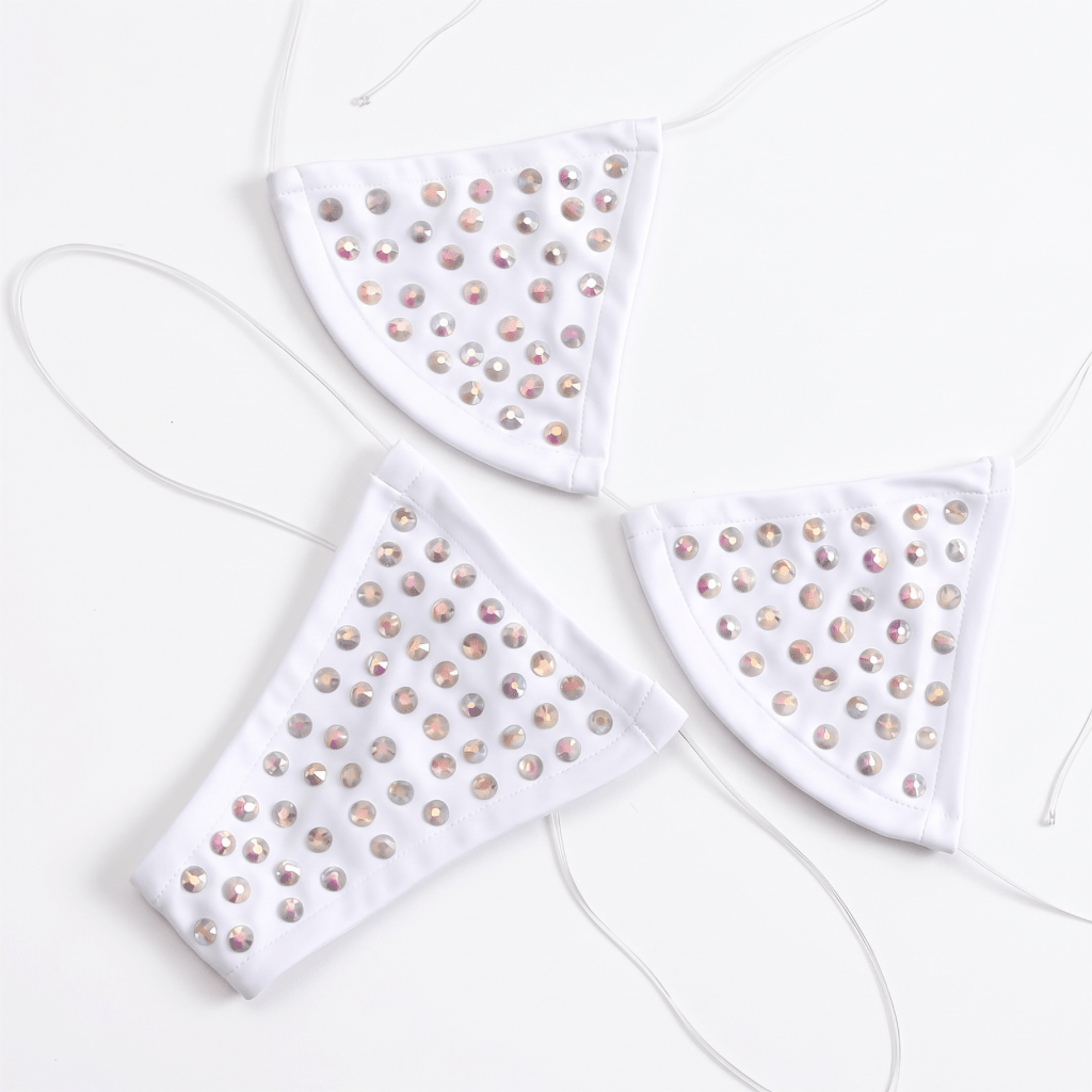 Rhinestoned Bling Microkini Set - 11 Colors - GrlFriday Shop