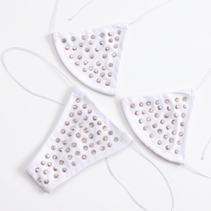 Rhinestoned Bling Microkini Set - 11 Colors - GrlFriday Shop