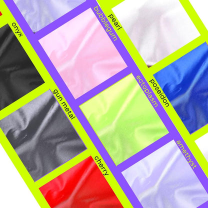 Shiny Satin Spandex Extreme Micro Mini Skater Ruffle Circle Skirt - EXOTIC DANCEWEAR - GrlFriday Shop