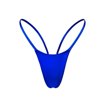 V - Back Thong - Royal Blue - GrlFriday Shop