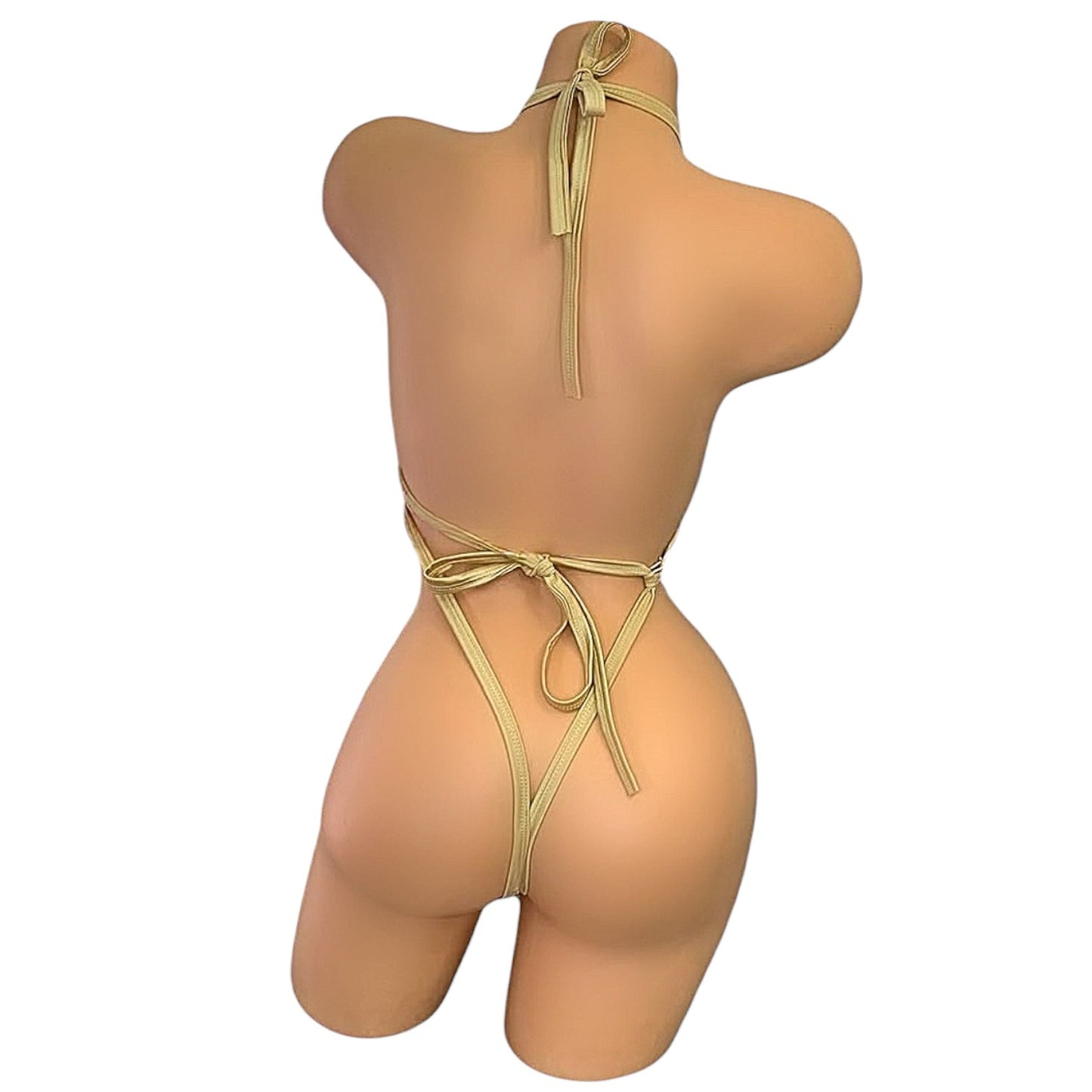 Vintage Deep Cut Thong Romper - Gilded Age - GrlFriday Shop
